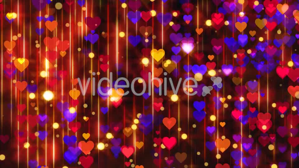 Hearts Lines Loop Videohive 20693246 Motion Graphics Image 7