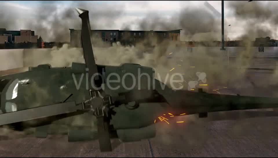 Helicopter Crash Videohive 18851580 Motion Graphics Image 11