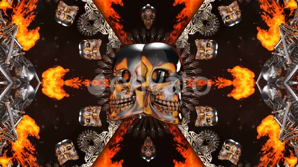 Hell Skull Videohive 22236651 Motion Graphics Image 8