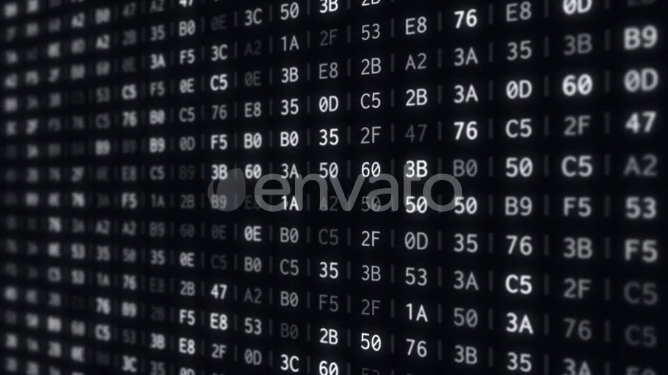 Hexadecimal Data Videohive 22744115 Motion Graphics Image 5