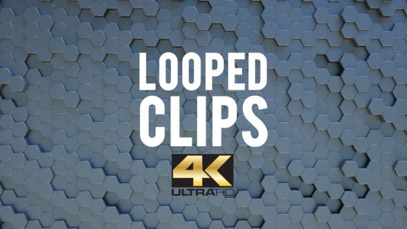 Hexagon Background Looped - Videohive Download 19479116