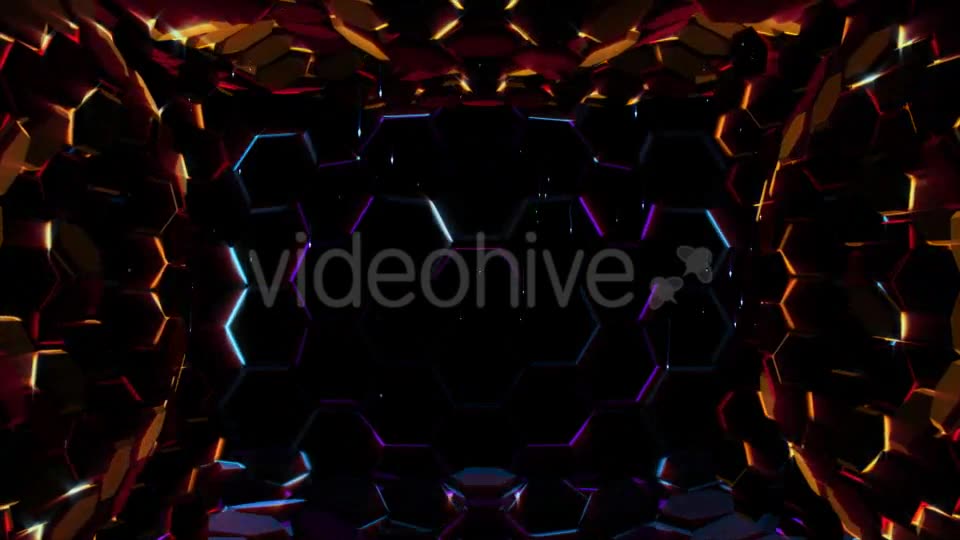 Hexagonal Lights Background Videohive 19191441 Motion Graphics Image 2