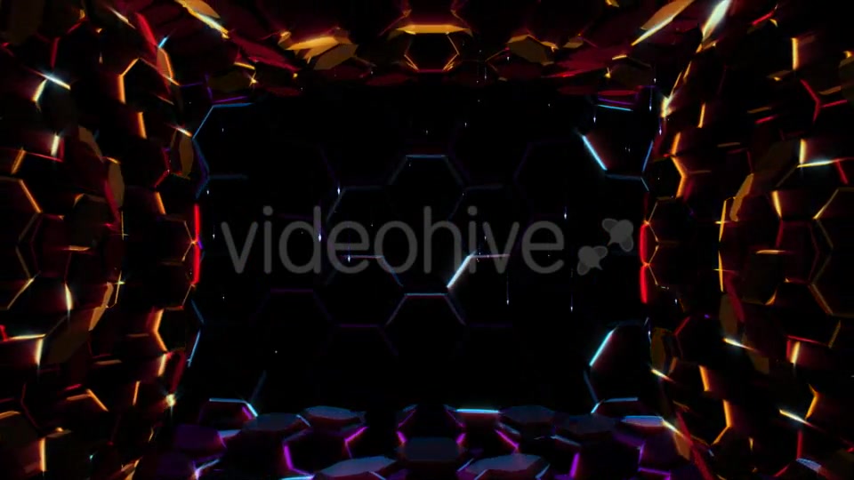 Hexagonal Lights Background Videohive 19191441 Motion Graphics Image 3