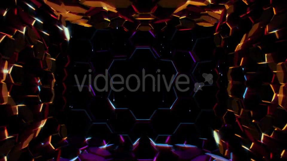 Hexagonal Lights Background Videohive 19191441 Motion Graphics Image 4