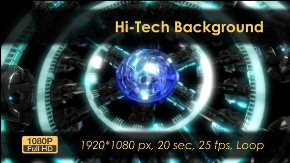 Hi Tech Background - Videohive Download 21630627