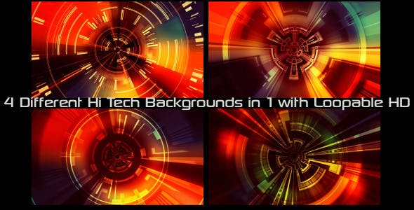 Hi tech Backgrounds Pack 01 - Videohive 8304666 Download