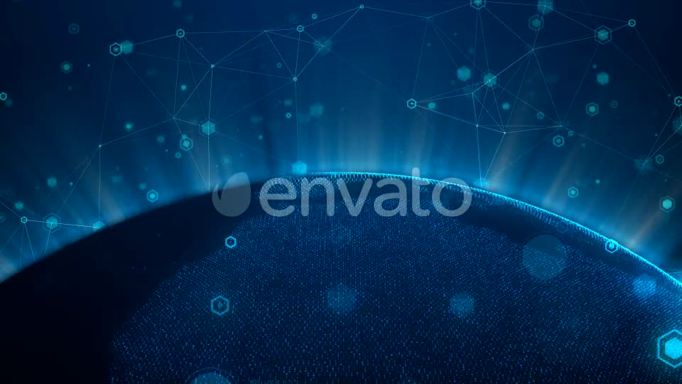 Hi Tech Global Connection Lines Background 4K Videohive 21707678 Motion Graphics Image 1