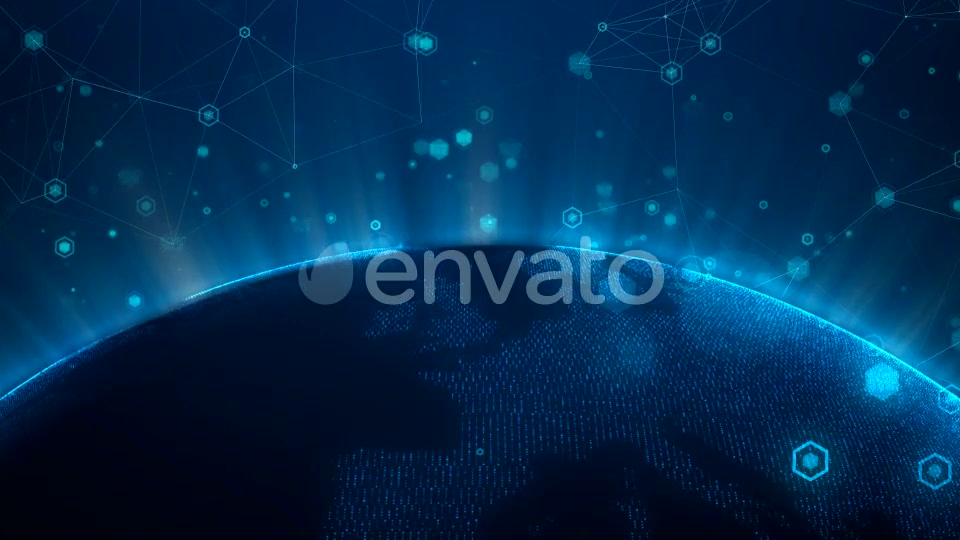 Hi Tech Global Connection Lines Background 4K Videohive 21707678 Motion Graphics Image 3