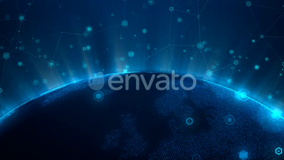 Hi Tech Global Connection Lines Background 4K Videohive 21707678 Motion Graphics Image 4