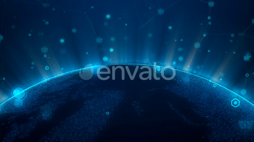 Hi Tech Global Connection Lines Background 4K Videohive 21707678 Motion Graphics Image 6