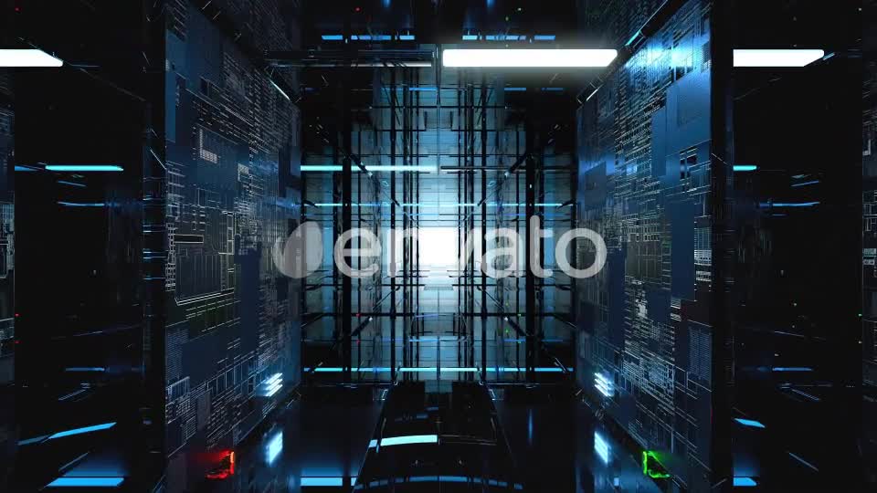 Hi Tech Glossy Tunnel 1 Videohive 24765275 Motion Graphics Image 1