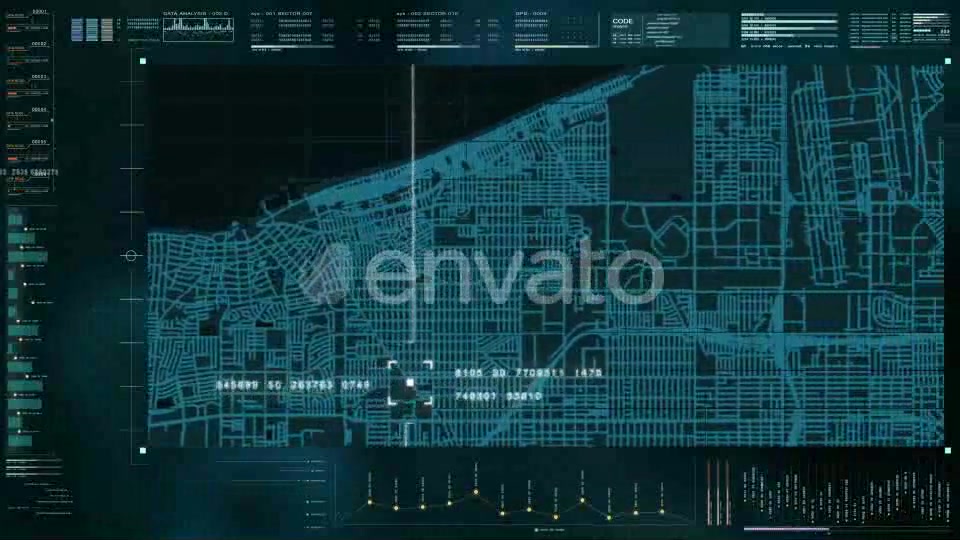 Hi Tech User Interface Head Up Display Digital Map Videohive 21758165 Motion Graphics Image 9