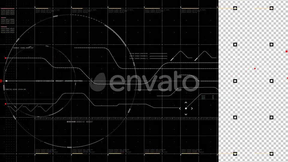 Hi Tech User Interface HUD With Alpha Videohive 21560669 Motion Graphics Image 4