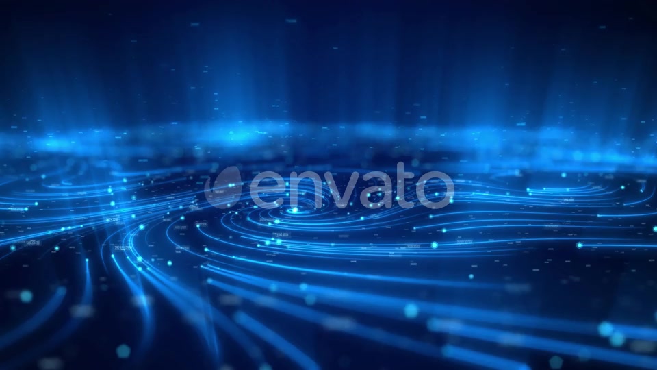 High Tech Data Lines Background 4K Videohive 23517122 Motion Graphics Image 3