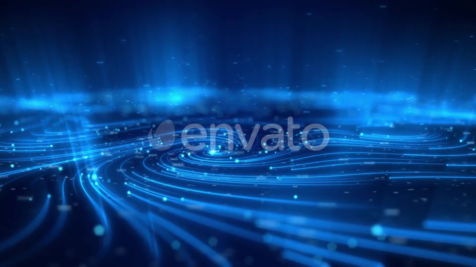 High Tech Data Lines Background 4K Videohive 23517122 Motion Graphics Image 5