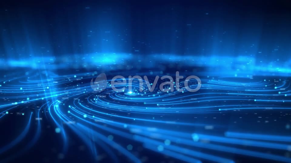 High Tech Data Lines Background 4K Videohive 23517122 Motion Graphics Image 7