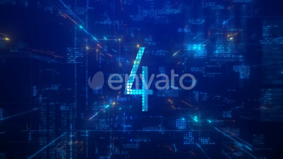 High Tech Data Space Countdown Videohive 24649159 Motion Graphics Image 7