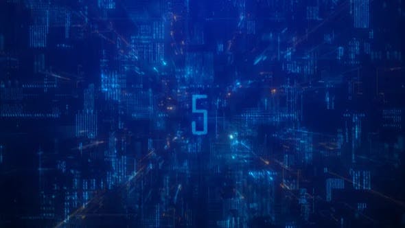 High Tech Data Space Countdown - 24649159 Download Videohive