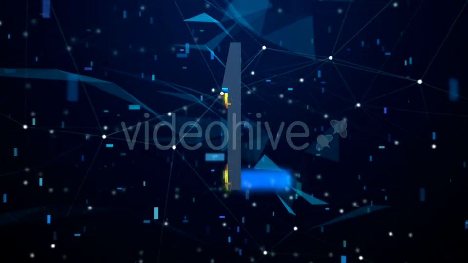 High Tech Digital Countdown (Blue Version) Videohive 21166647 Motion Graphics Image 10