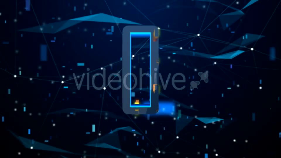 High Tech Digital Countdown (Blue Version) Videohive 21166647 Motion Graphics Image 11