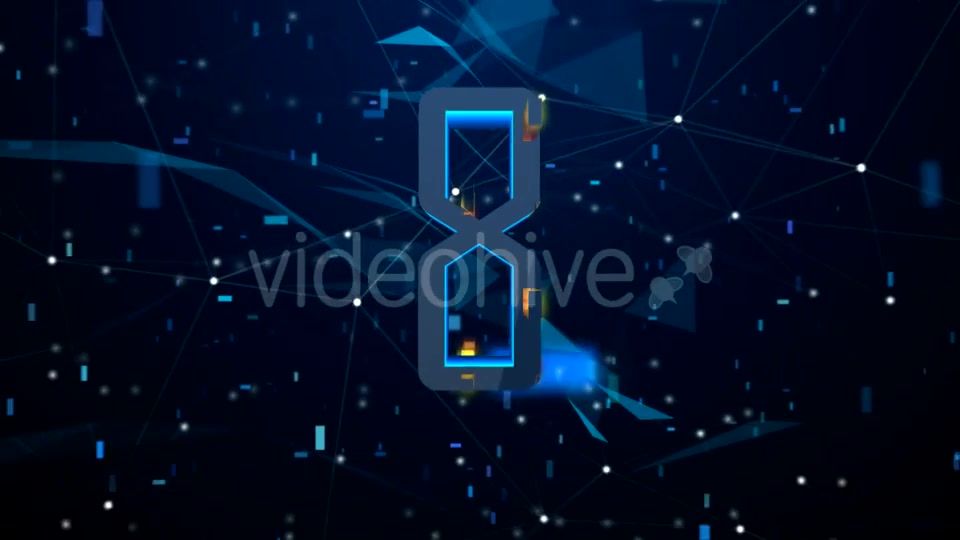 High Tech Digital Countdown (Blue Version) Videohive 21166647 Motion Graphics Image 3