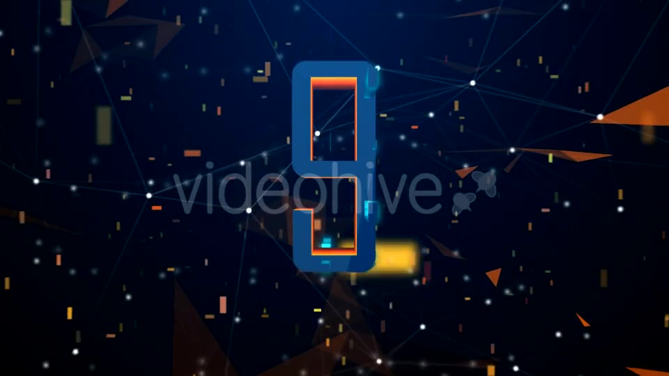 High Tech Digital Countdown (Golden Version) Videohive 21166653 Motion Graphics Image 2