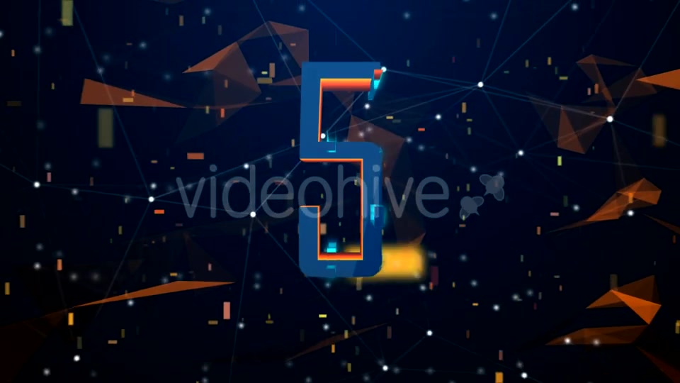 High Tech Digital Countdown (Golden Version) Videohive 21166653 Motion Graphics Image 6