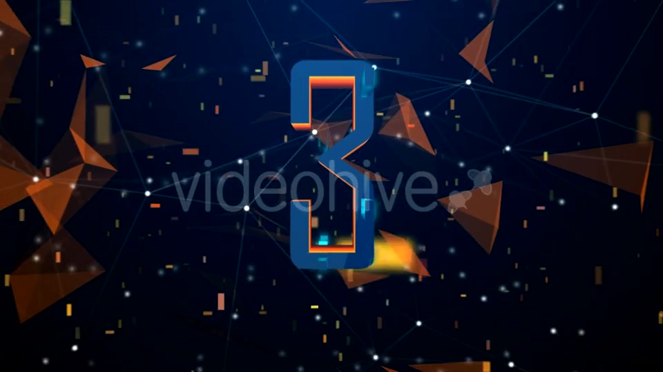 High Tech Digital Countdown (Golden Version) Videohive 21166653 Motion Graphics Image 8