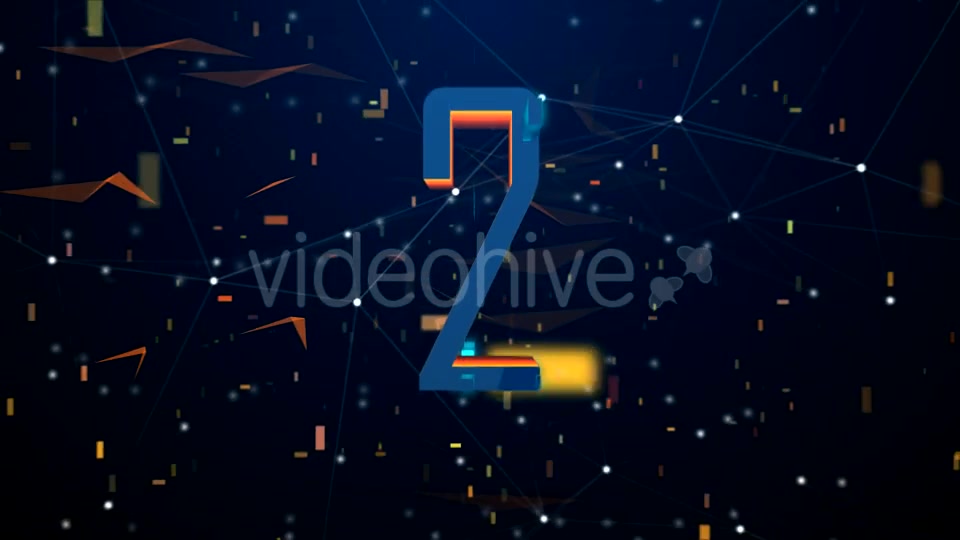 High Tech Digital Countdown (Golden Version) Videohive 21166653 Motion Graphics Image 9