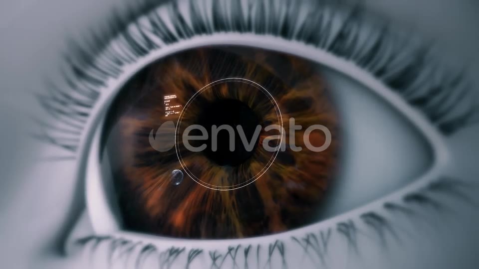 High Tech Eye Device (Smart Contact Lens) Videohive 22439220 Motion Graphics Image 2