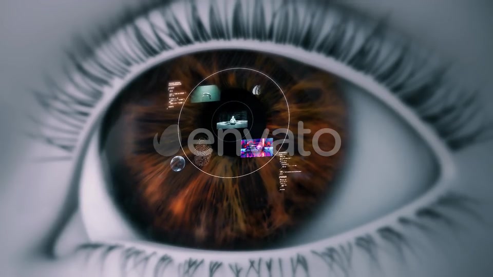 High Tech Eye Device (Smart Contact Lens) Videohive 22439220 Motion Graphics Image 7