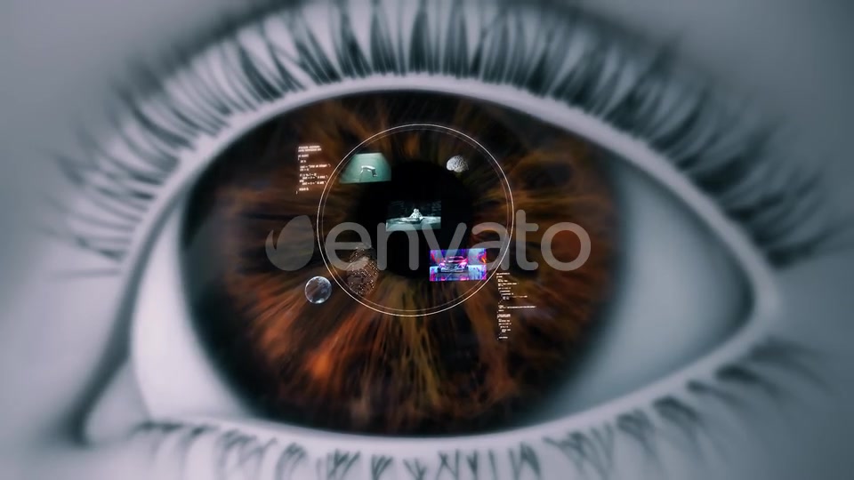 High Tech Eye Device (Smart Contact Lens) Videohive 22439220 Motion Graphics Image 9