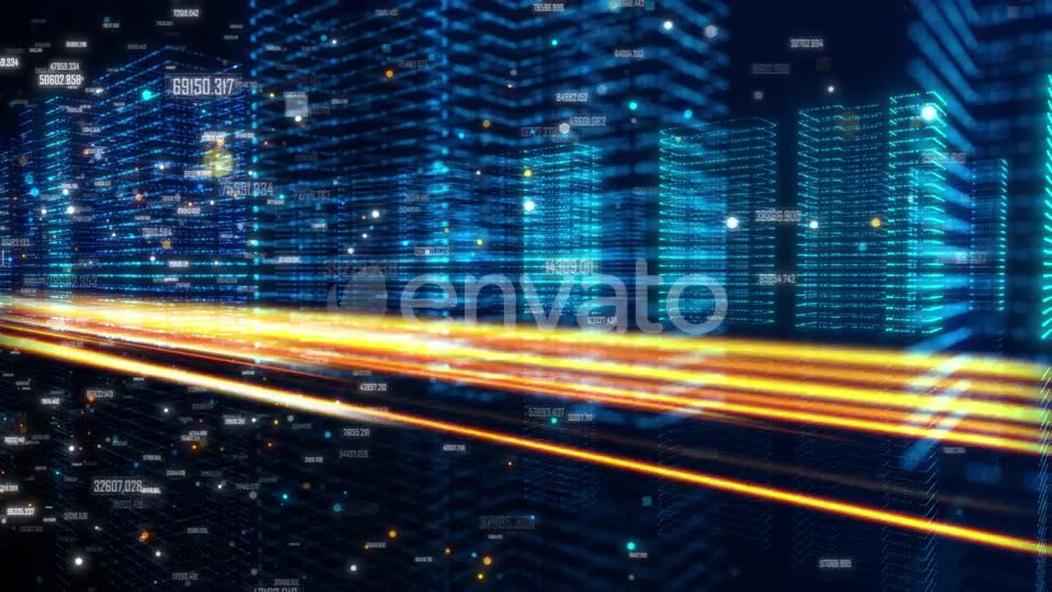 High Tech Smart City 01 4K Videohive 23489701 Motion Graphics Image 2