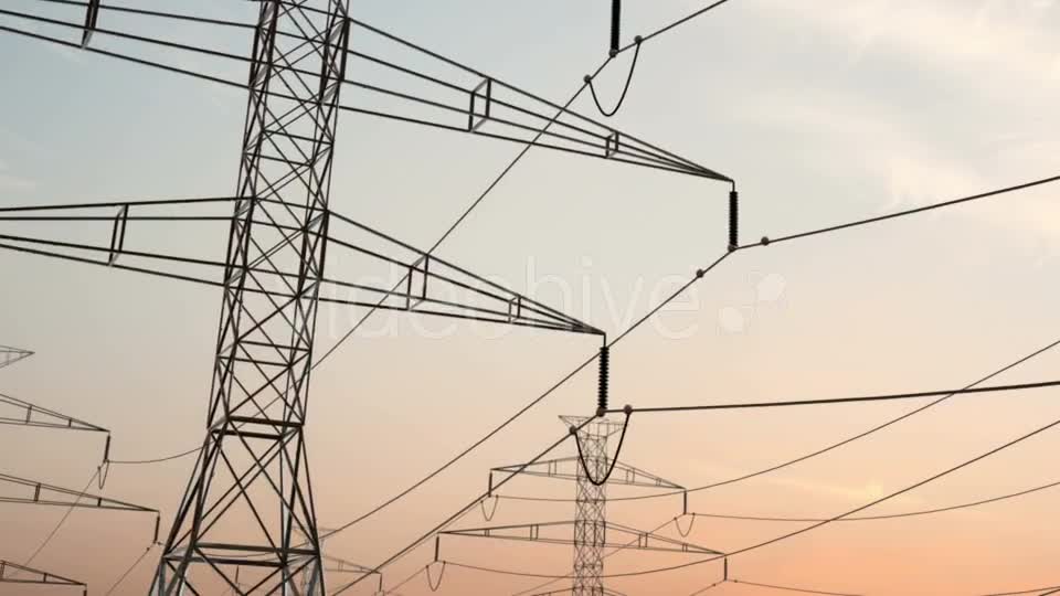 High Voltage Electricity Tower Videohive 21185508 Motion Graphics Image 1