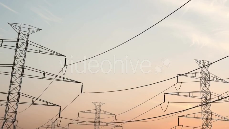 High Voltage Electricity Tower Videohive 21185508 Motion Graphics Image 5