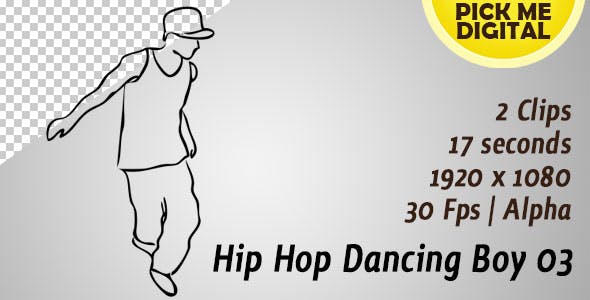 Hip Hop Dancing Boy 03 - 20739976 Videohive Download