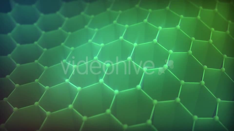 Hive Waves Background Green Videohive 17541989 Motion Graphics Image 1