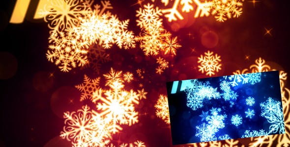 Holiday Snow Flakes 2 Color Pack - Download 3445635 Videohive