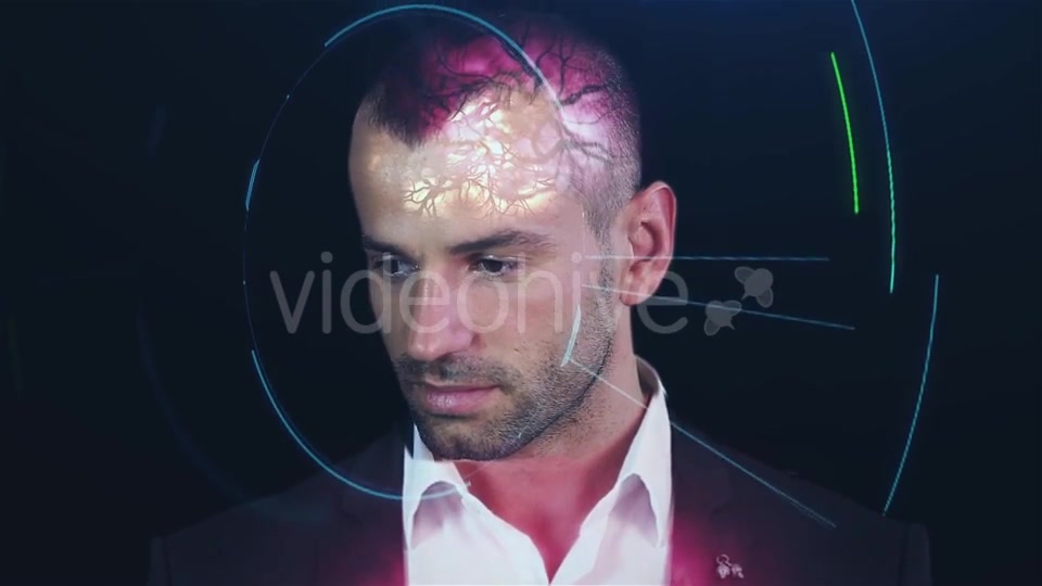 Hologram Vessels and the Heart, Veins, To the Brutal Man Videohive 19411556 Motion Graphics Image 6