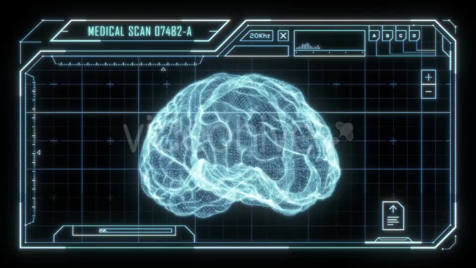 Holographic Brain Scan HUD Videohive 16347559 Motion Graphics Image 1