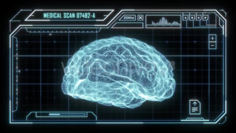 Holographic Brain Scan HUD Videohive 16347559 Motion Graphics Image 2