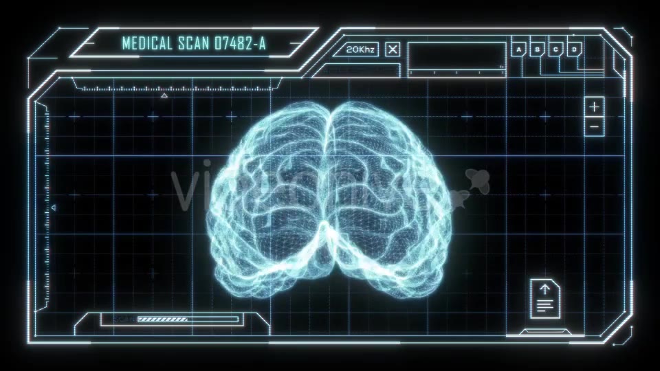 Holographic Brain Scan HUD Videohive 16347559 Motion Graphics Image 3