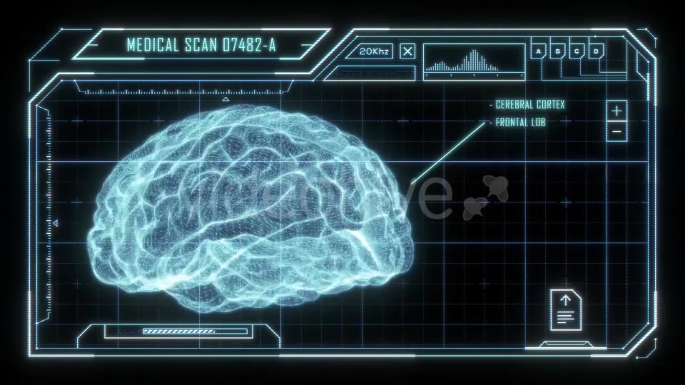 Holographic Brain Scan HUD Videohive 16347559 Motion Graphics Image 4