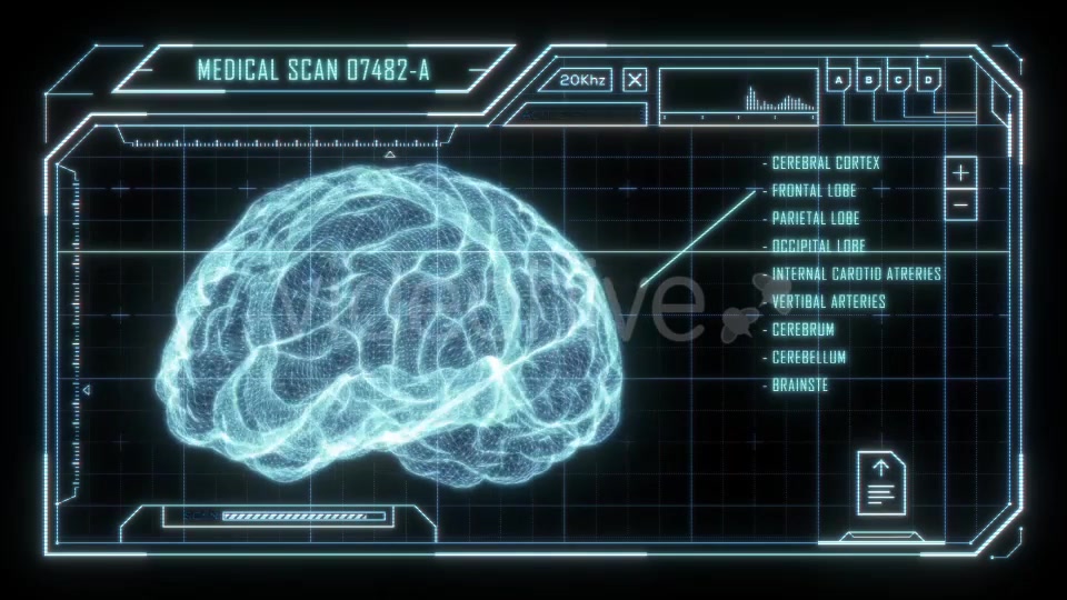 Holographic Brain Scan HUD Videohive 16347559 Motion Graphics Image 5