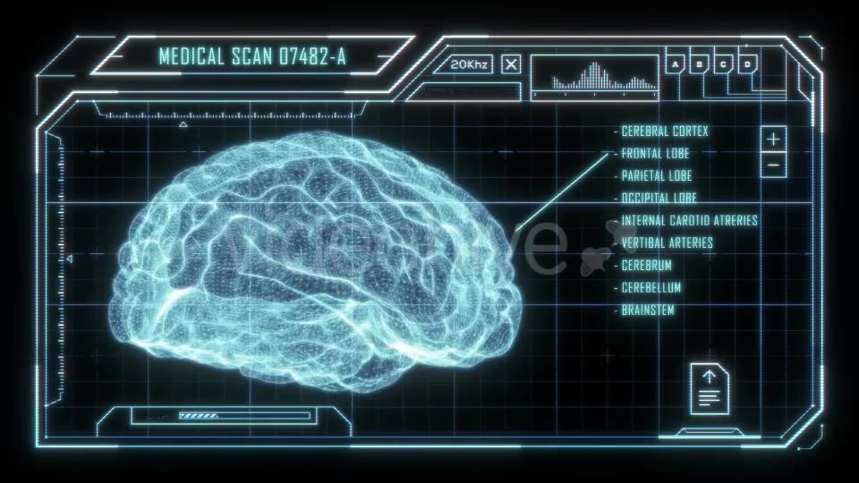 Holographic Brain Scan HUD Videohive 16347559 Motion Graphics Image 7