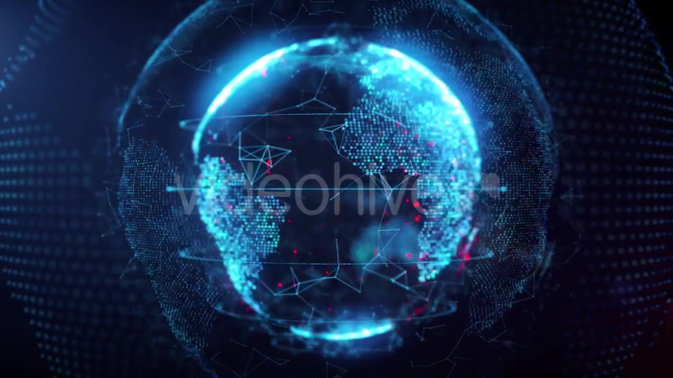 Holographic Earth Loop Rotation #1 Videohive 19423950 Motion Graphics Image 10