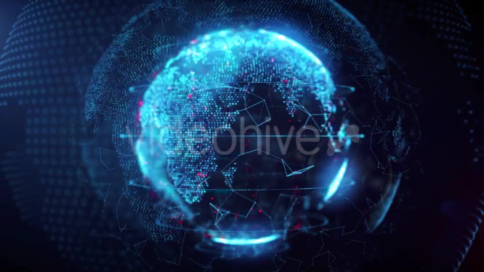 Holographic Earth Loop Rotation #1 Videohive 19423950 Motion Graphics Image 2