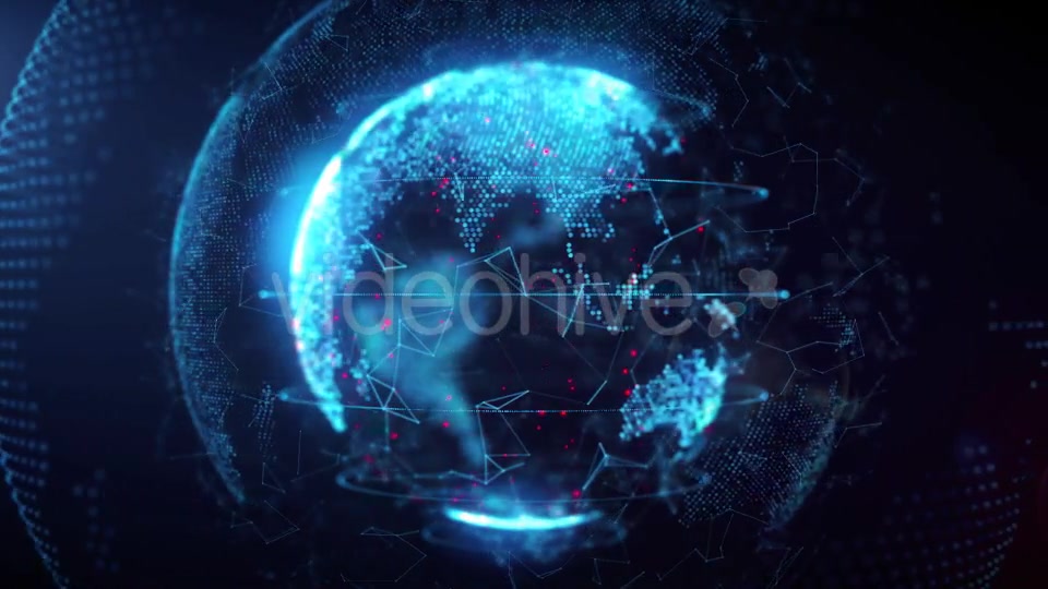 Holographic Earth Loop Rotation #1 Videohive 19423950 Motion Graphics Image 3