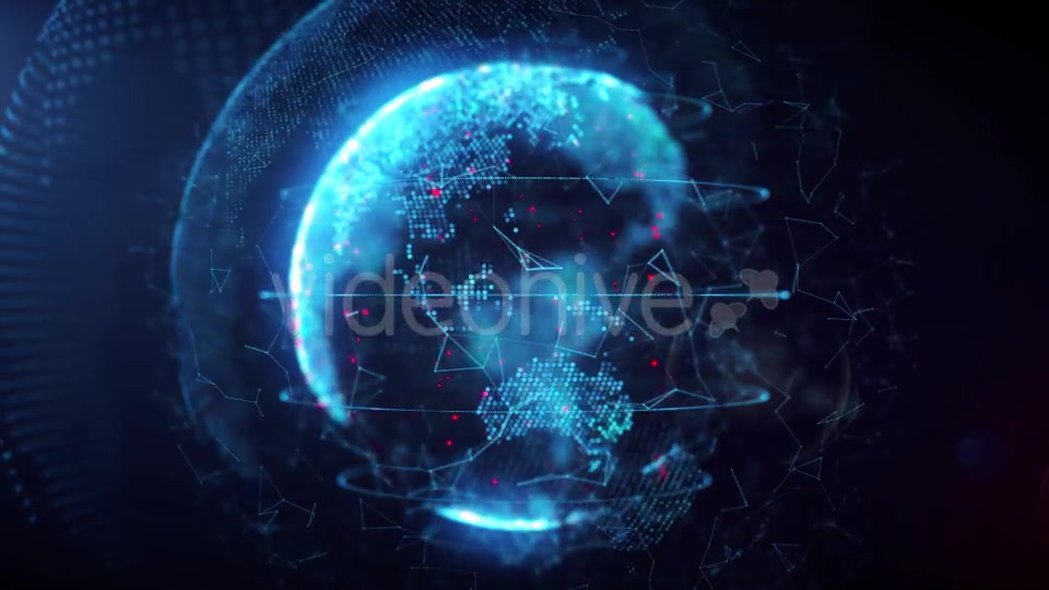 Holographic Earth Loop Rotation #1 Videohive 19423950 Motion Graphics Image 4