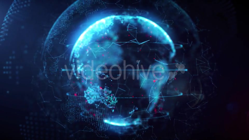 Holographic Earth Loop Rotation #1 Videohive 19423950 Motion Graphics Image 5